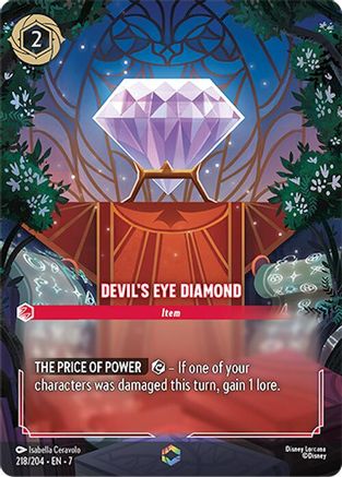 Devil's Eye Diamond (Enchanted) (218/204) - Enchanted - Holofoil