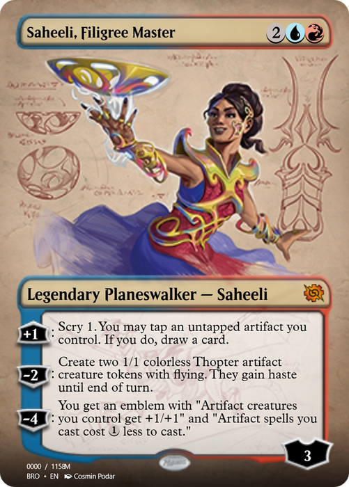 Saheeli, Filigree Master (PRM-105612) - mythic - Foil