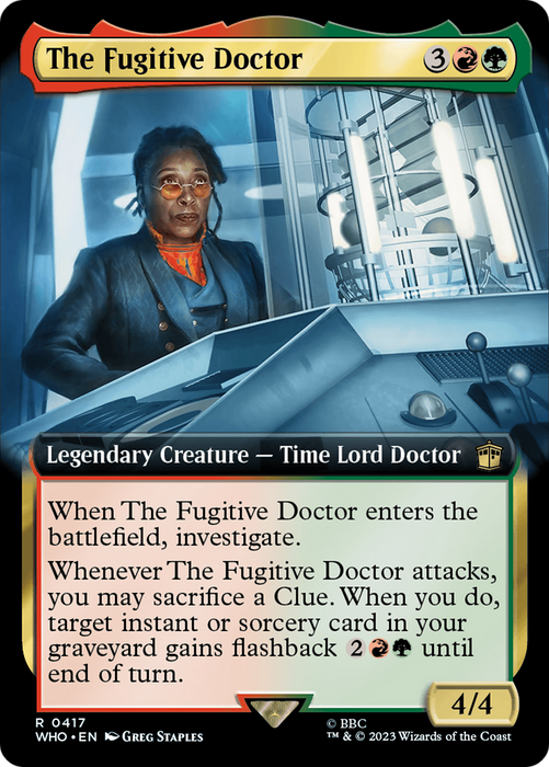 The Fugitive Doctor (WHO-417) - rare: (Extended Art)