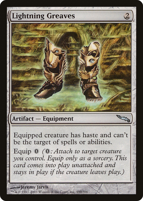 Lightning Greaves (MRD-199) - uncommon - Foil