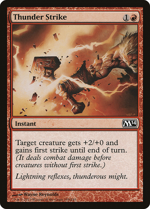 Thunder Strike (M14-159) - common - Foil