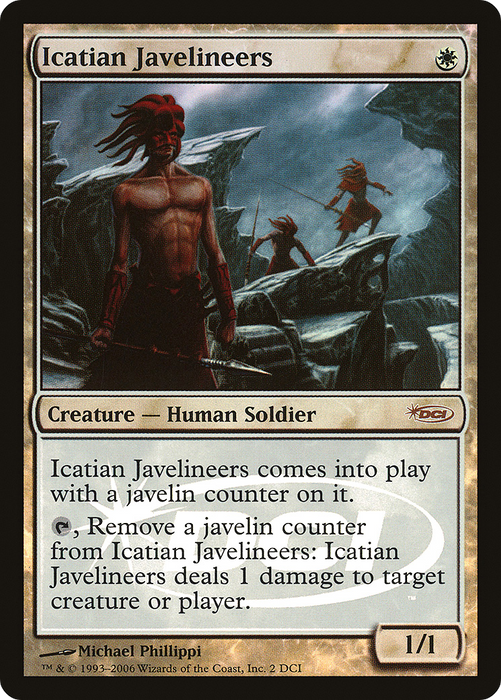Icatian Javelineers (WPN-002) - rare - Foil