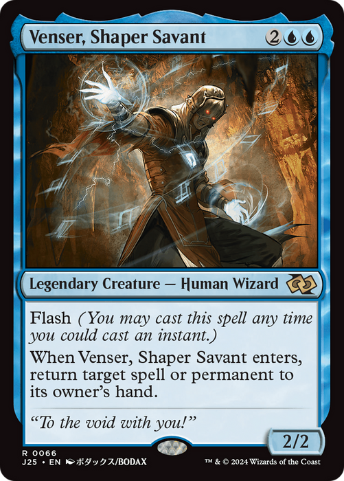 Venser, Shaper Savant (J25-066) - rare