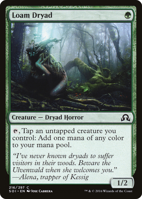Loam Dryad (SOI-216) - common - Foil