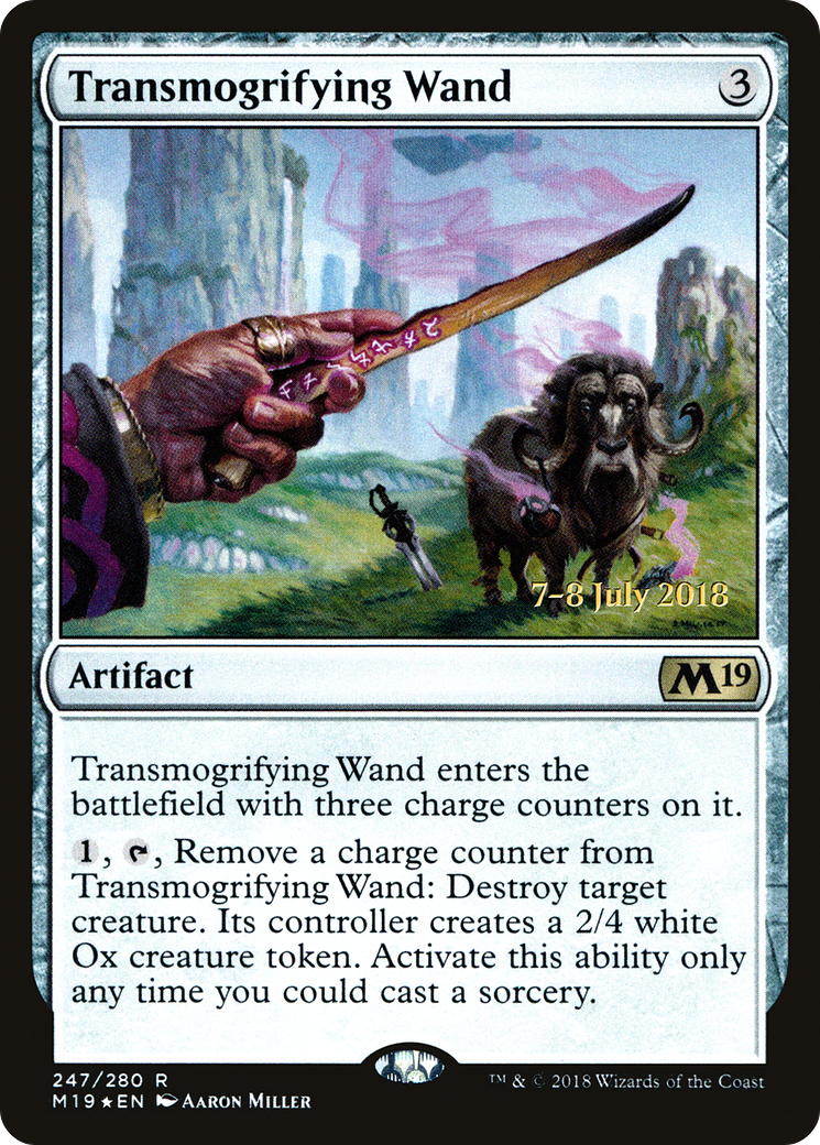 Transmogrifying Wand (PRE-247S) - rare - Foil