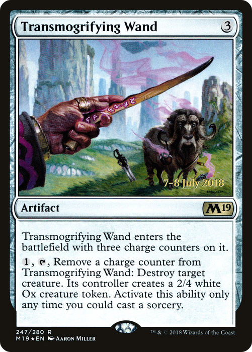 Transmogrifying Wand (PRE-247S) - rare - Foil