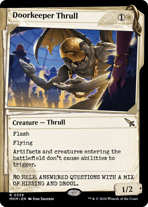 Doorkeeper Thrull (MKM-338) - rare: (Showcase) - Foil