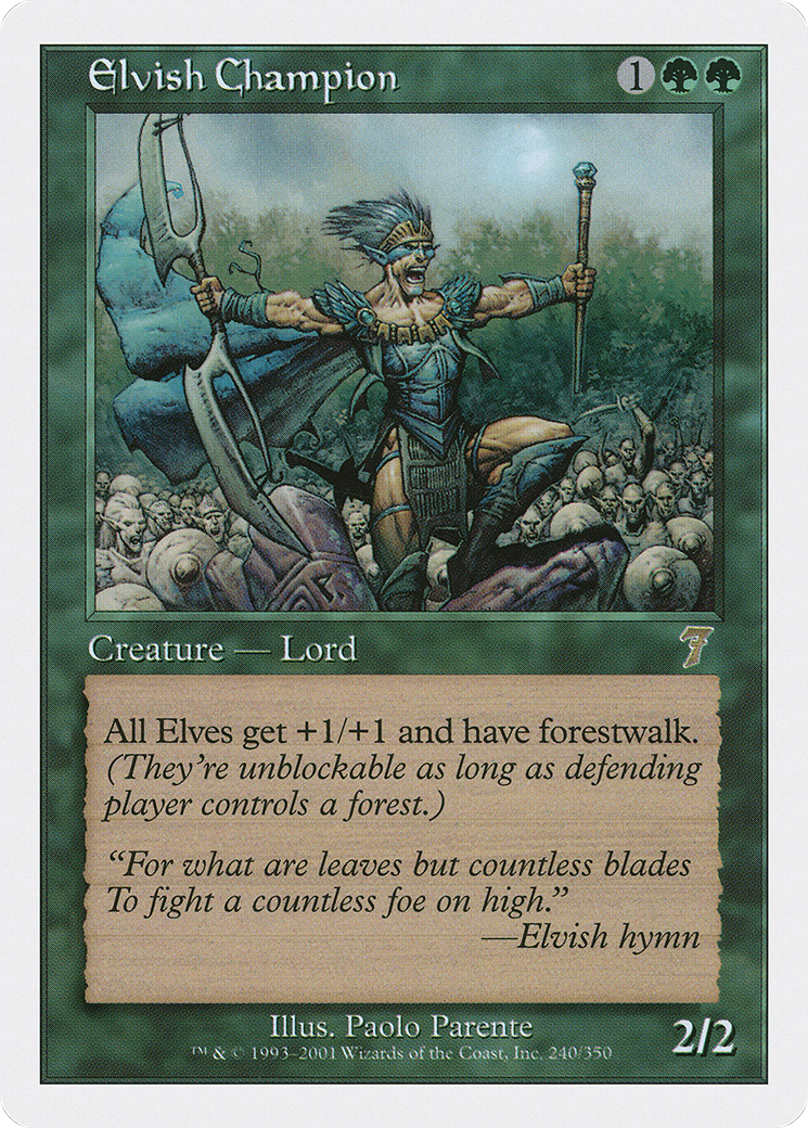 Elvish Champion (7ED-240) - rare