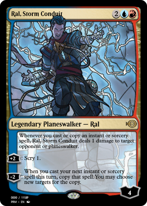 Ral, Storm Conduit (PRM-77965) - rare - Foil
