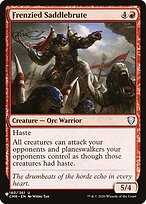 Frenzied Saddlebrute (LIST-CMR-180) - uncommon