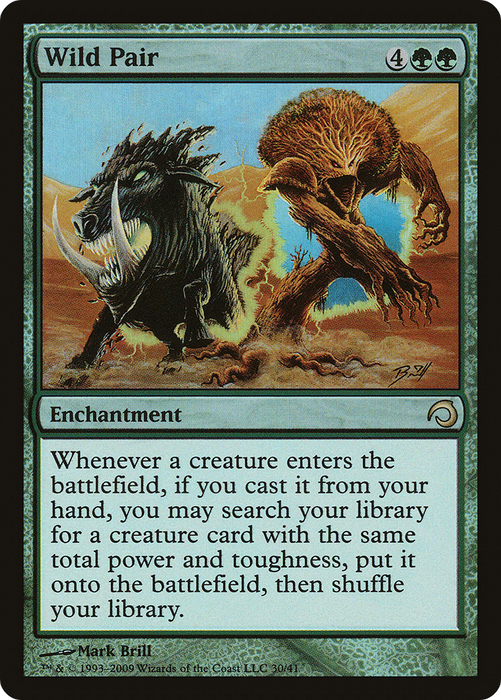 Wild Pair (PDS-030) - rare - Foil