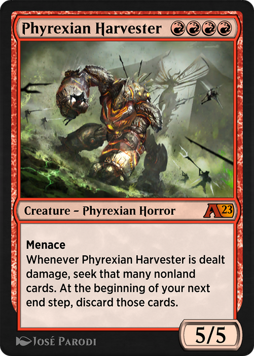 Phyrexian Harvester (YONE-013) - mythic