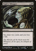Night's Whisper (5DN-055) - uncommon - Foil