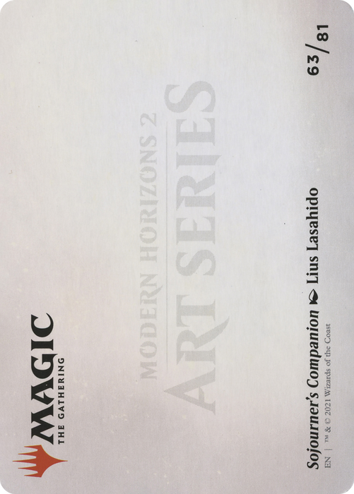 Sojourner's Companion // Sojourner's Companion (AMH2-063) - common (Borderless) - Foil