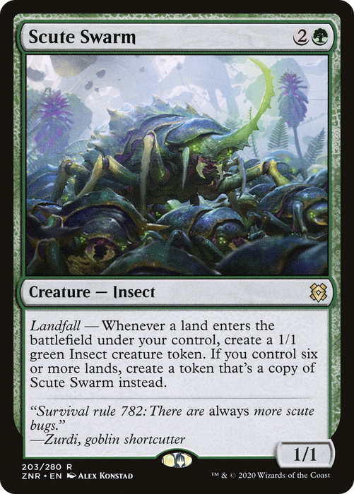 Scute Swarm (ZNR-203) - rare