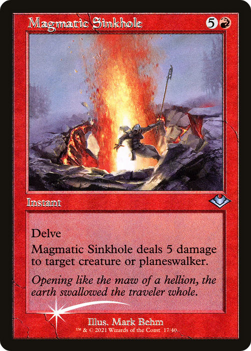 Magmatic Sinkhole (MH1-017) - uncommon - Foil
