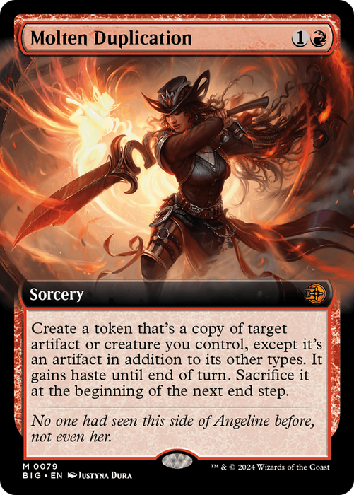 Molten Duplication (BIG-079) - mythic: (Extended Art)