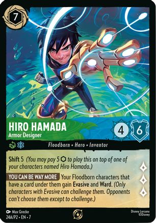 Hiro Hamada - Armor Designer (Store Championship Participant) (24) - DLPC - Promo
