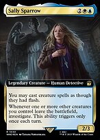 Sally Sparrow (WHO-1030) - rare: (Extended Art) - Foil