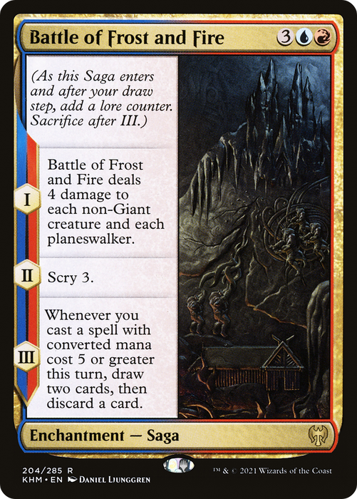 Battle of Frost and Fire (KHM-204) - rare - Foil
