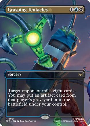 Grasping Tentacles (Borderless) (SPE, MAR-021) - rare