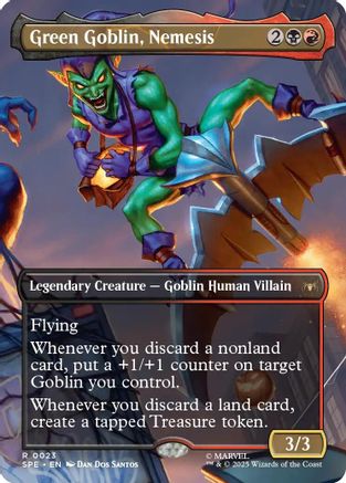 Green Goblin, Nemesis (Borderless) (SPE, MAR-023) - rare