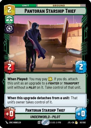Pantoran Starship Thief (083/262) - JTL - Rare