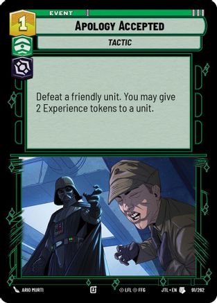 Apology Accepted (091/262) - JTL - Uncommon