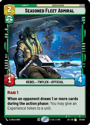 Seasoned Fleet Admiral (111/262) - JTL - Rare