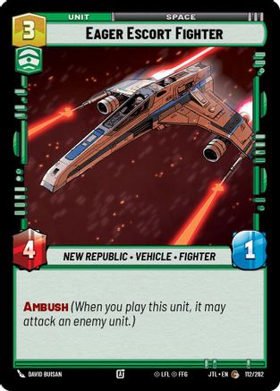 Eager Escort Fighter (112/262) - JTL - Common