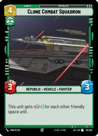 Clone Combat Squadron (115/262) - JTL - Uncommon