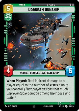 Dornean Gunship (116/262) - JTL - Uncommon
