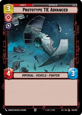 Prototype TIE Advanced (136/262) - JTL - Common