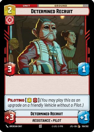 Determined Recruit (159/262) - JTL - Common