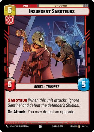 Insurgent Saboteurs (168/262) - JTL - Common