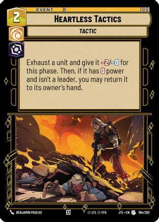 Heartless Tactics (194/262) - JTL - Uncommon