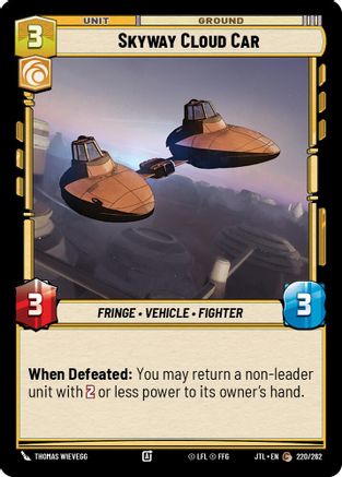 Skyway Cloud Car (220/262) - JTL - Common