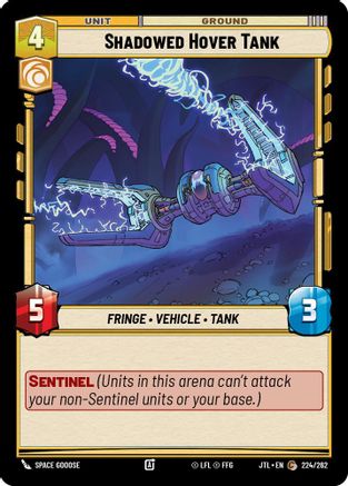 Shadowed Hover Tank (224/262) - JTL - Common