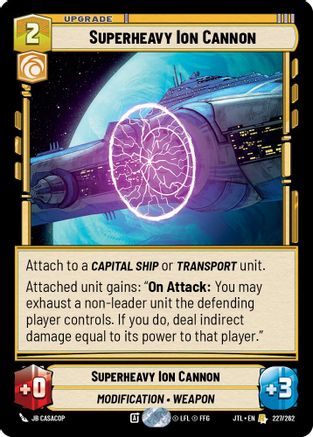 Superheavy Ion Cannon (227/262) - JTL - Rare
