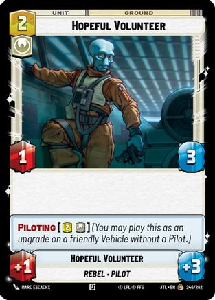 Hopeful Volunteer (246/262) - JTL - Common