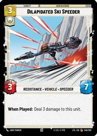 Dilapidated Ski Speeder (248/262) - JTL - Common
