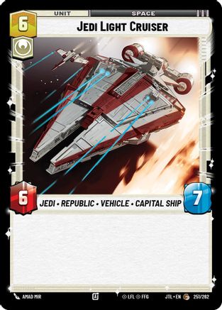 Jedi Light Cruiser (251/262) - JTL - Common