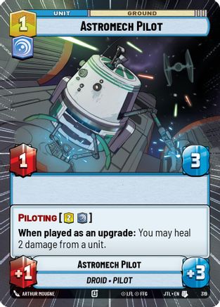 Astromech Pilot (Hyperspace) (319) - JTL - Uncommon