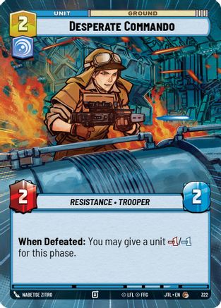 Desperate Commando (Hyperspace) (322) - JTL - Common