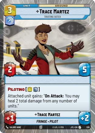 Trace Martez - Trusting Sister (Hyperspace) (328) - JTL - Uncommon