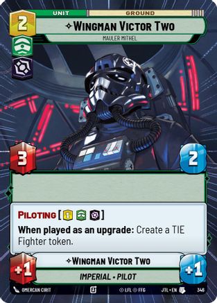 Wingman Victor Two - Mauler Mithel (Hyperspace) (346) - JTL - Uncommon