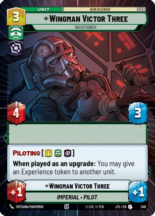 Wingman Victor Three - Backstabber (Hyperspace) (348) - JTL - Uncommon