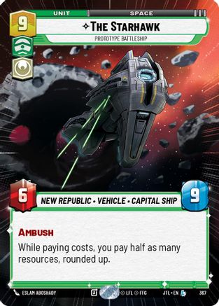 The Starhawk - Prototype Battleship (Hyperspace) (367) - JTL - Legendary