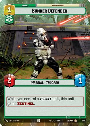 Bunker Defender (Hyperspace) (369) - JTL - Common