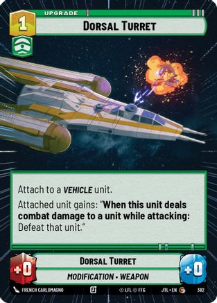 Dorsal Turret (Hyperspace) (382) - JTL - Common